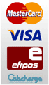 Mastercard Visa EFTPOS Cabcharge