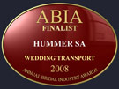 ABIA Finalist Wedding Transport 2008 - Hummer SA