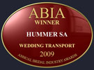 ABIA Winner Wedding Transport 2009 - Hummer SA